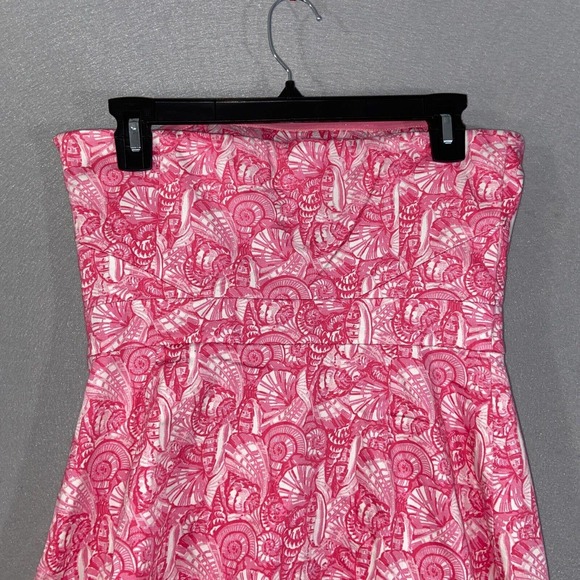 Vineyard Vines Dress Womens Size 6 Pink Mini Style Solid Lined Strapless Casual - Picture 9 of 16